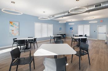 Brand new community center and management office at the center of site